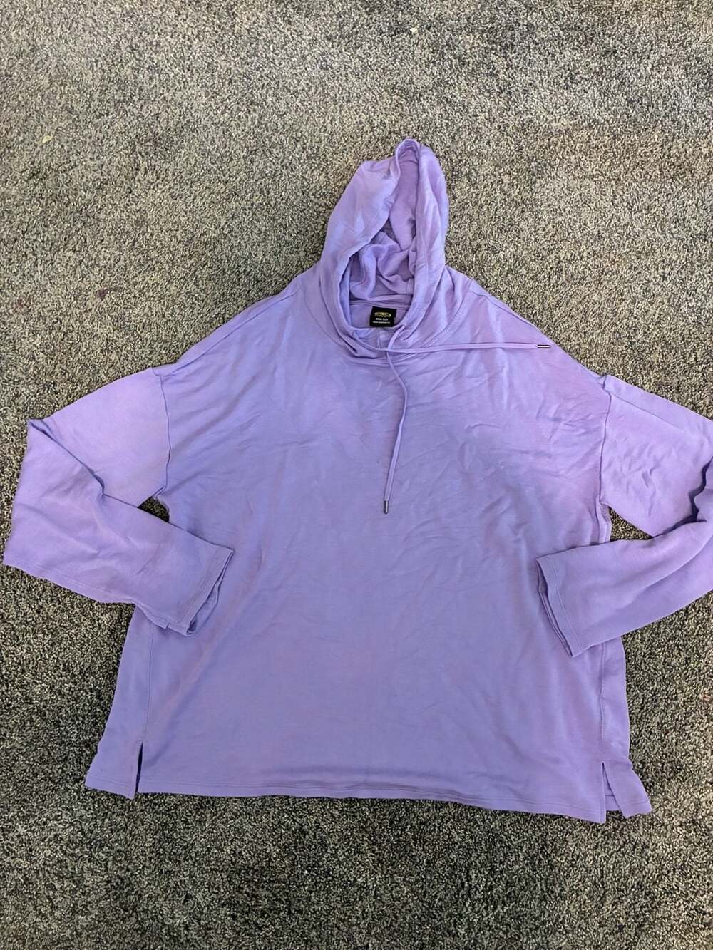 Athletic Works Women's Lavender Funnel Neck Hoodie Sweatshirt XXXL